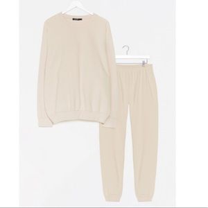Nasty Gal Sweatpants in Sand